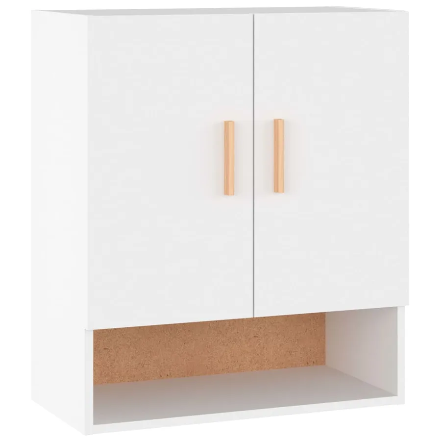 Armoire murale Blanc 60x31x70 cm Bois d'ingénierie - 2