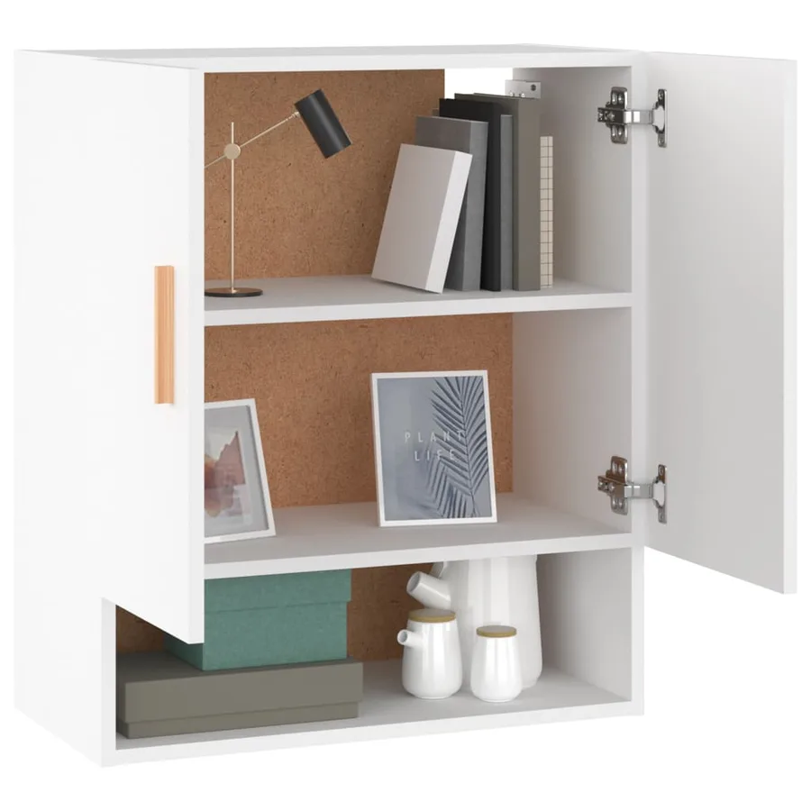 Armoire murale Blanc 60x31x70 cm Bois d'ingénierie - 4