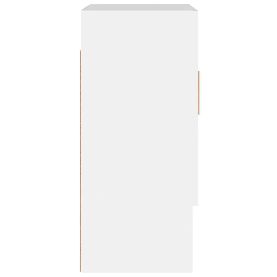 Armoire murale Blanc 60x31x70 cm Bois d'ingénierie - 6