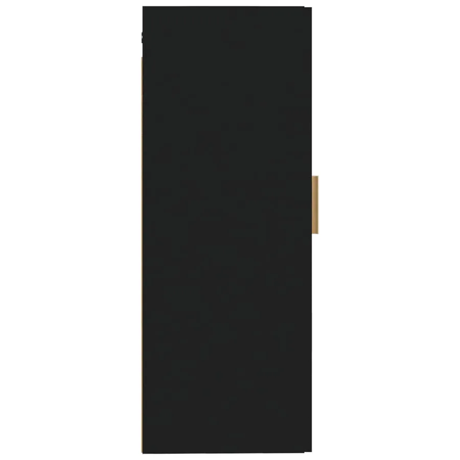 Armoire murale Noir 35x34x90 cm Bois d'ingénierie - 7