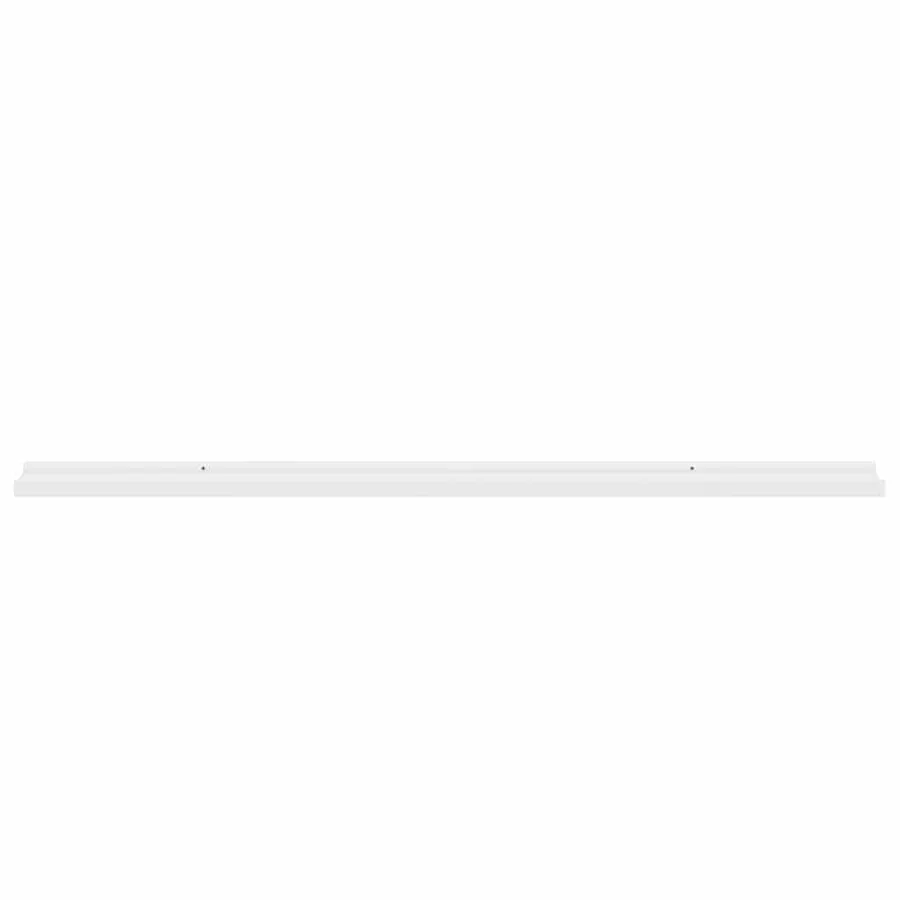 Étagères murales 2 pcs Blanc 115x9x3 cm - 5