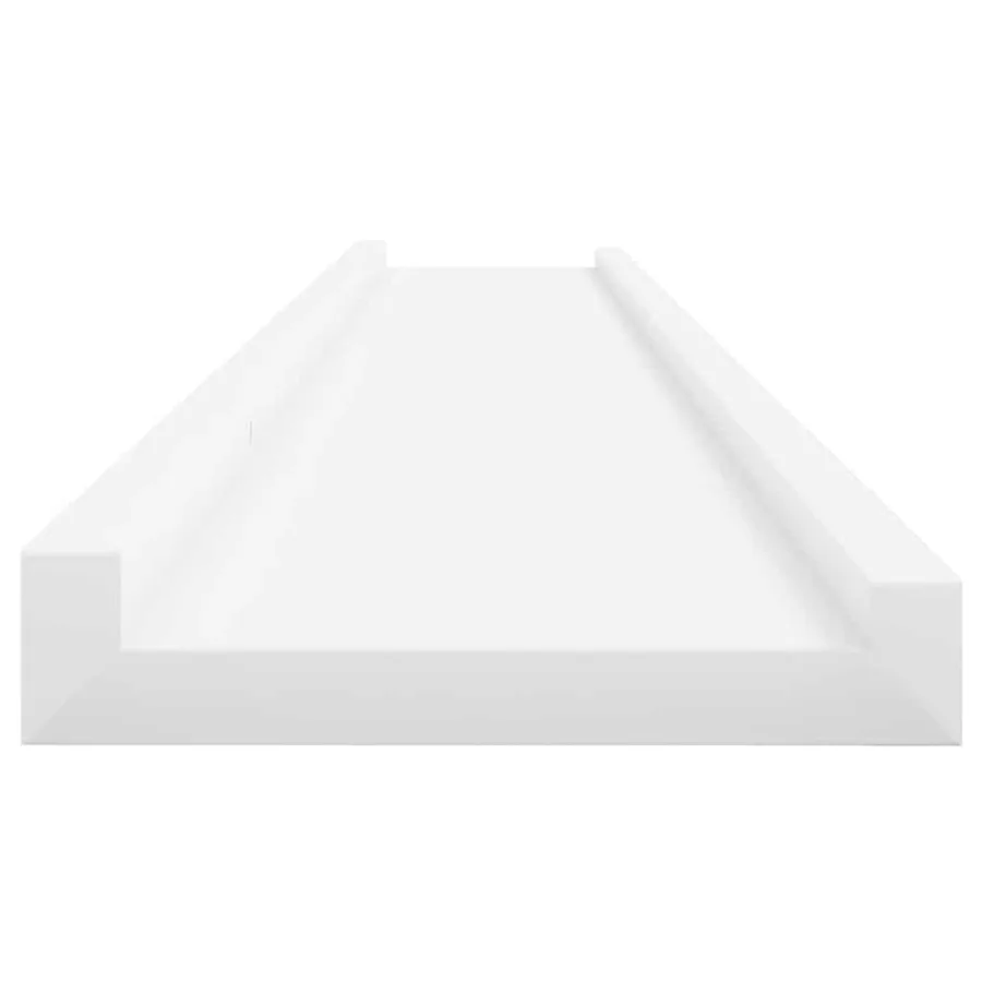 Étagères murales 2 pcs Blanc 115x9x3 cm - 6