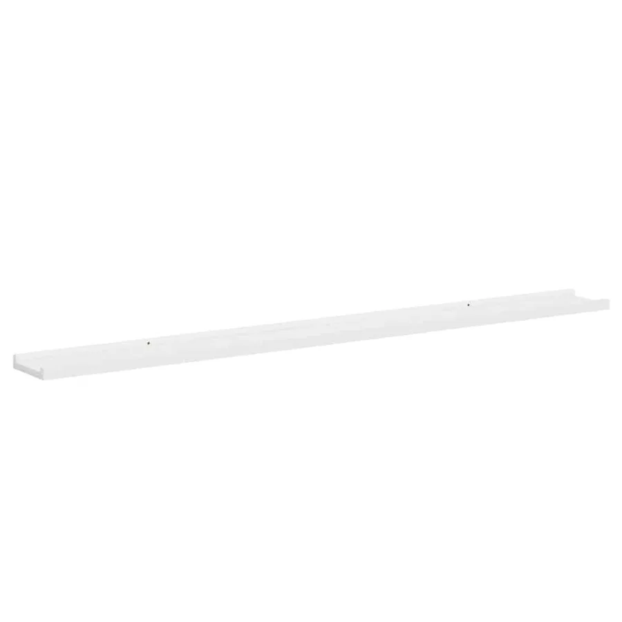 Étagères murales 2 pcs Blanc 115x9x3 cm - 7