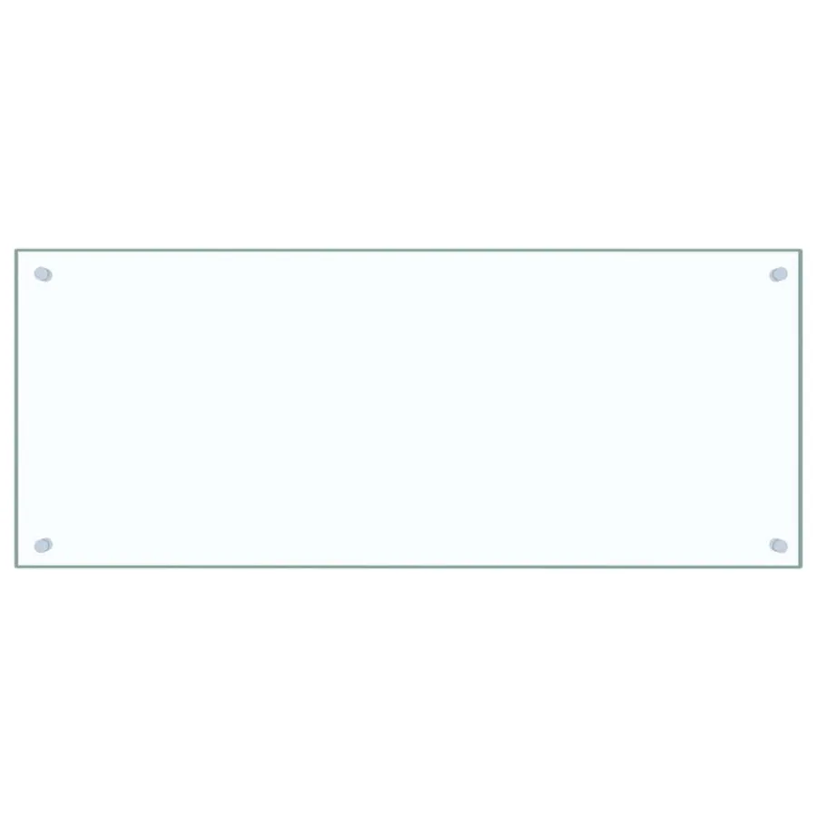 Dosseret de cuisine Transparent 100x40 cm Verre trempé - 2