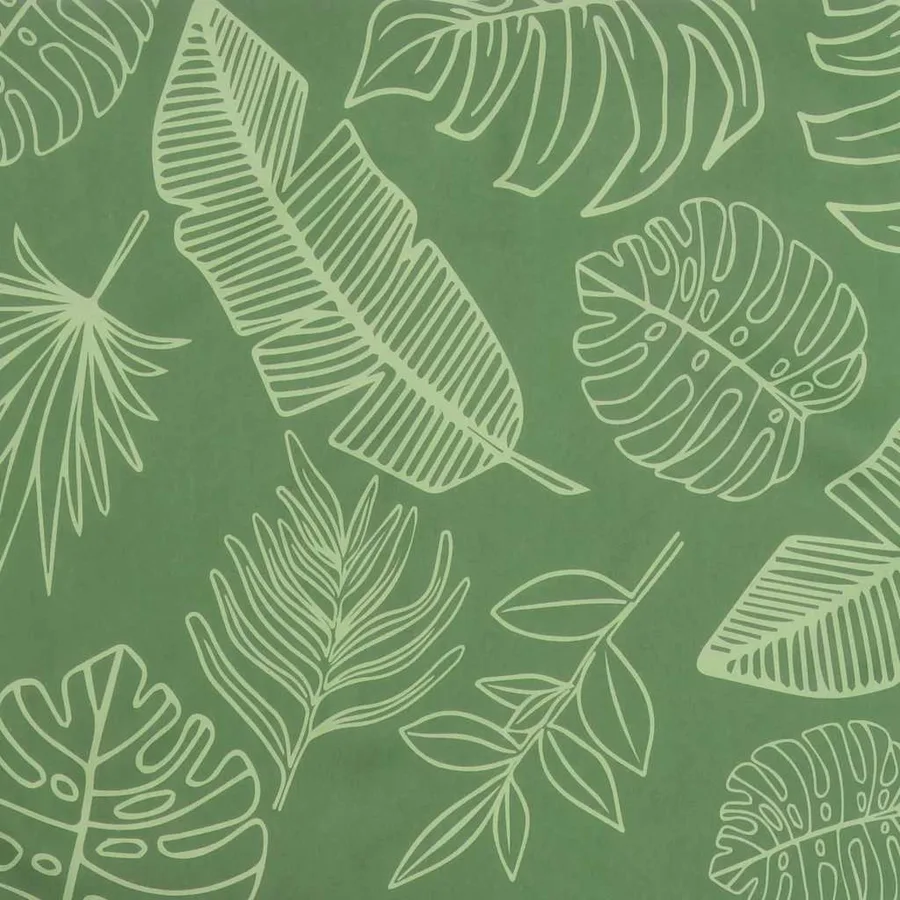 Coussins de banc de jardin lot de 2 motif de feuilles tissu - 8
