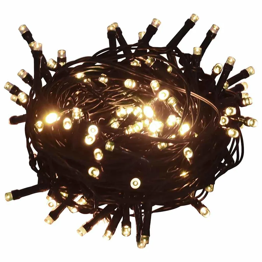Guirlande LED avec 300 LED Blanc chaud 30 m PVC - 2
