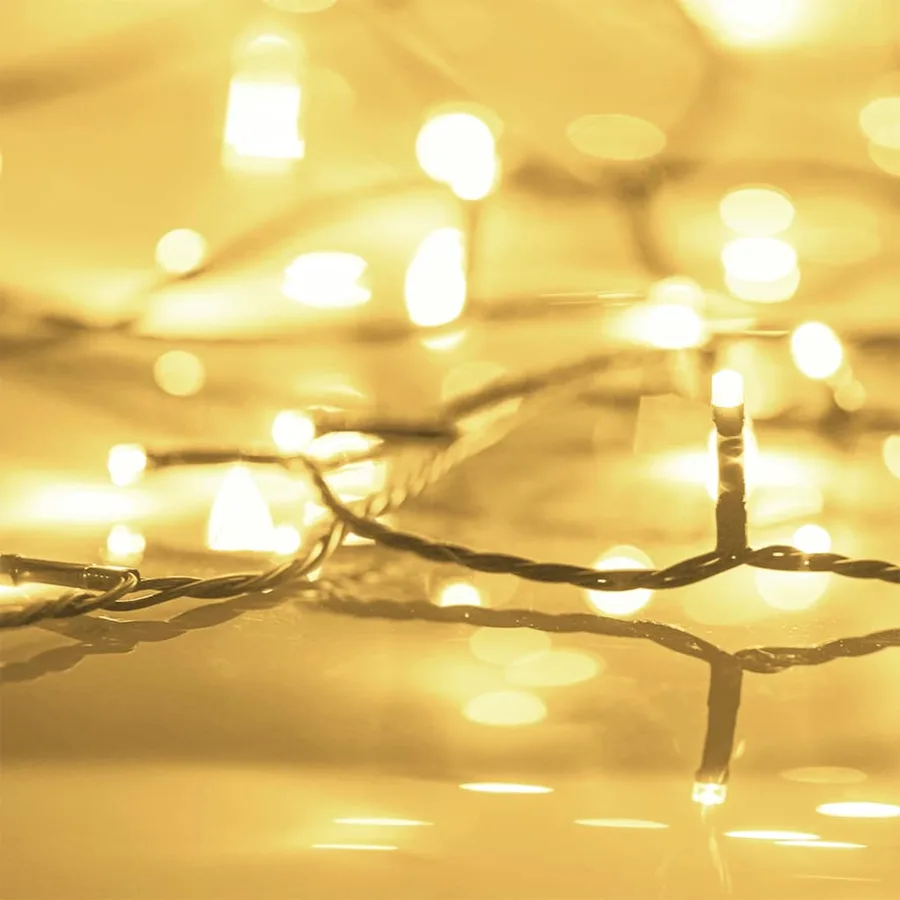 Guirlande LED avec 300 LED Blanc chaud 30 m PVC - 3