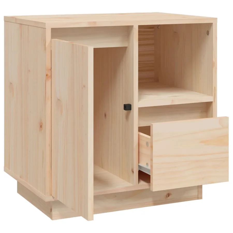 Table de chevet 50x34x50 cm Bois de pin massif - 8