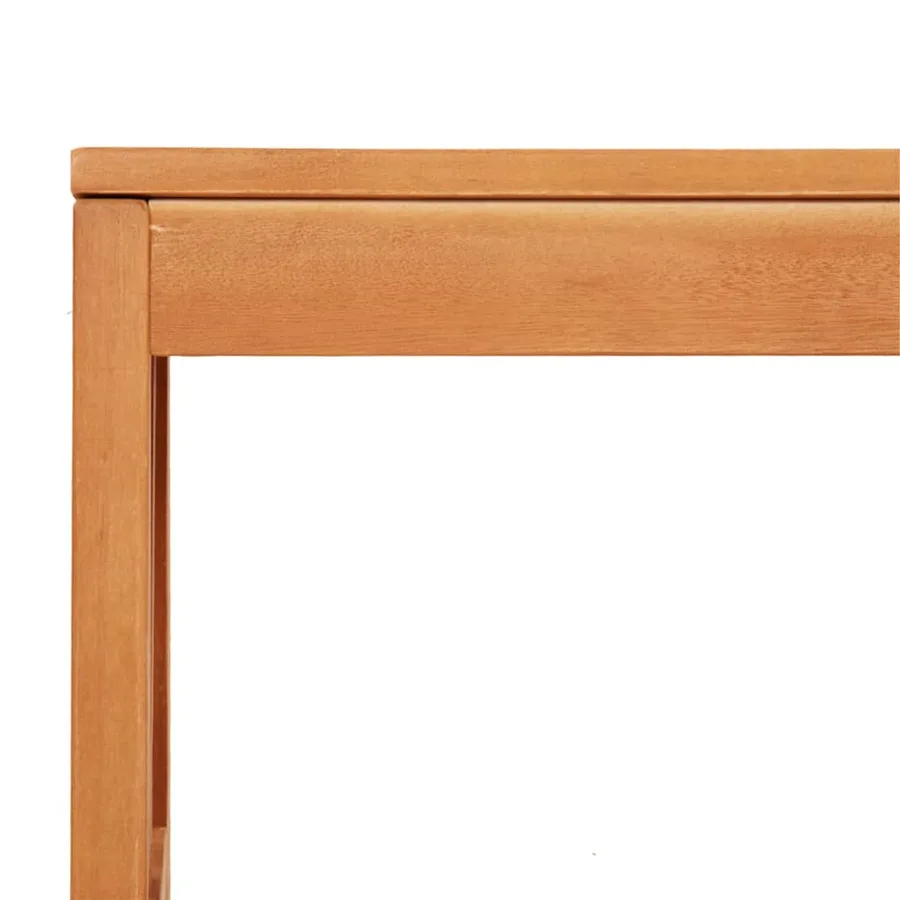 Banc de jardin 80 cm bois massif d'eucalyptus - 5