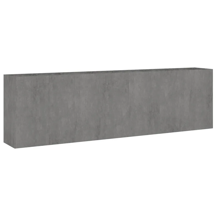 Lit surélevé de jardin 280x40x80 cm acier corten - 3