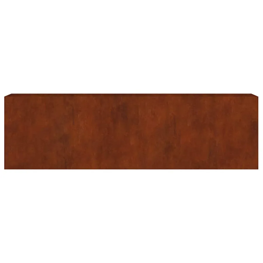 Lit surélevé de jardin 280x40x80 cm acier corten - 4