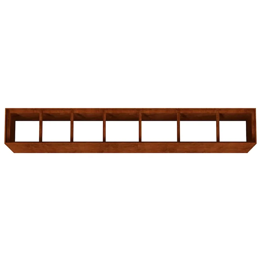 Lit surélevé de jardin 280x40x80 cm acier corten - 5