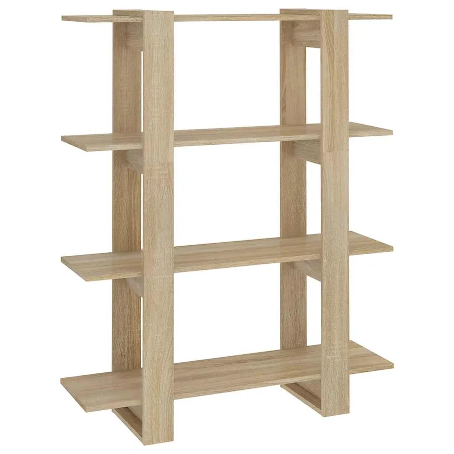 Bibliothèque/Séparateur de pièce Chêne Sonoma 100x30x123,5 cm - 2