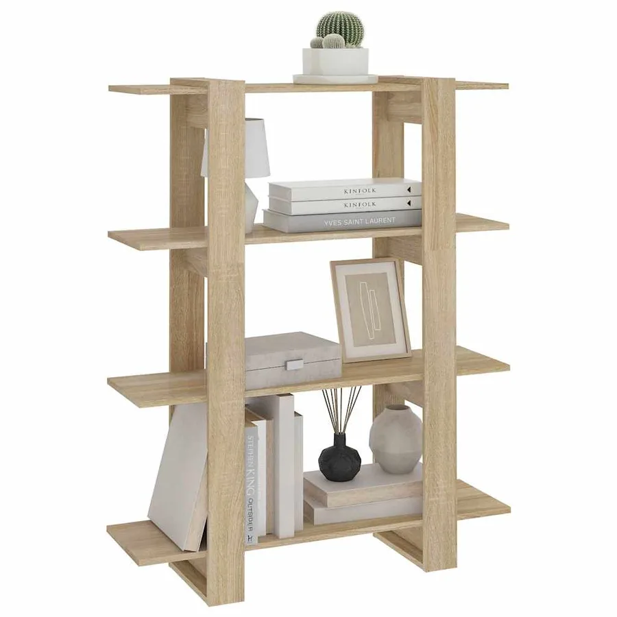 Bibliothèque/Séparateur de pièce Chêne Sonoma 100x30x123,5 cm - 5