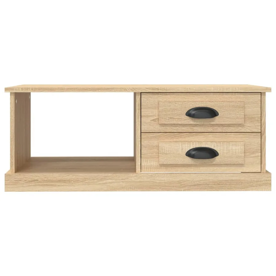 Table basse Chêne sonoma 90x50x35 cm Bois d'ingénierie - 6
