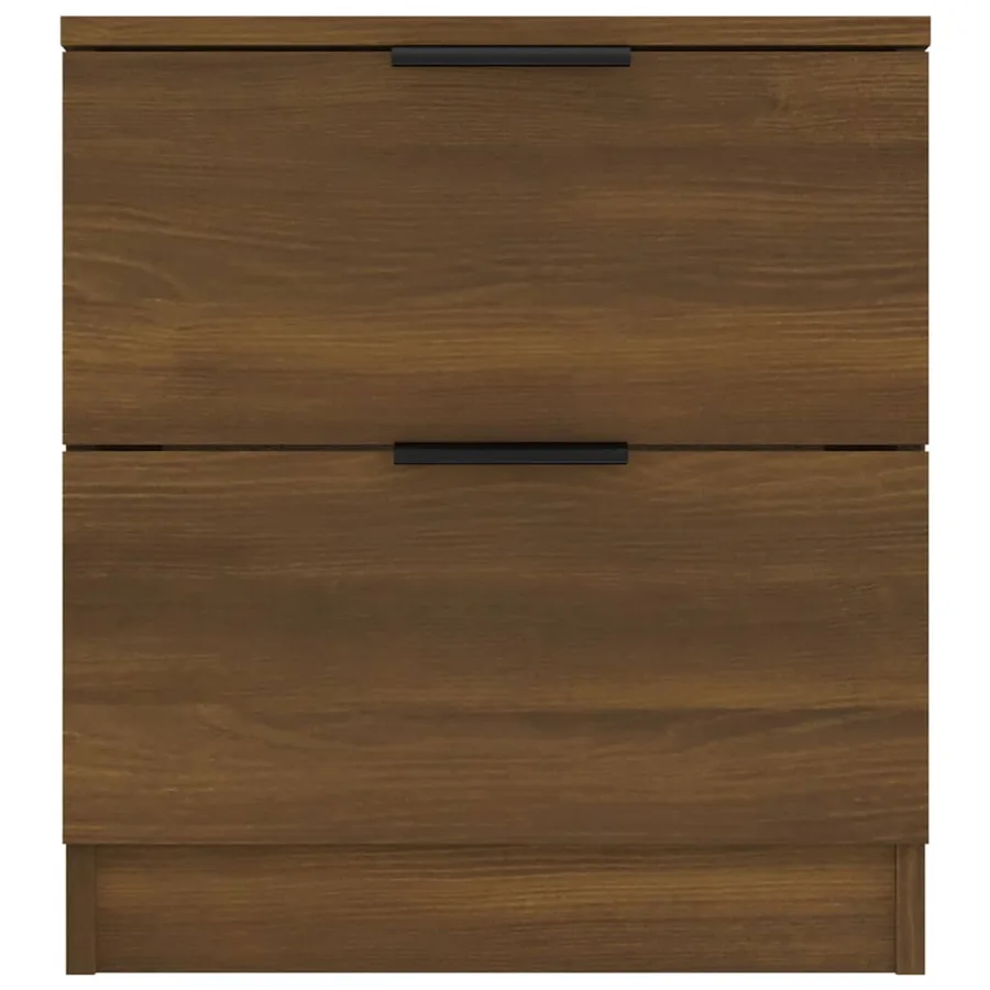 Tables de chevet 2 pcs Chêne marron Bois d'ingénierie - 6