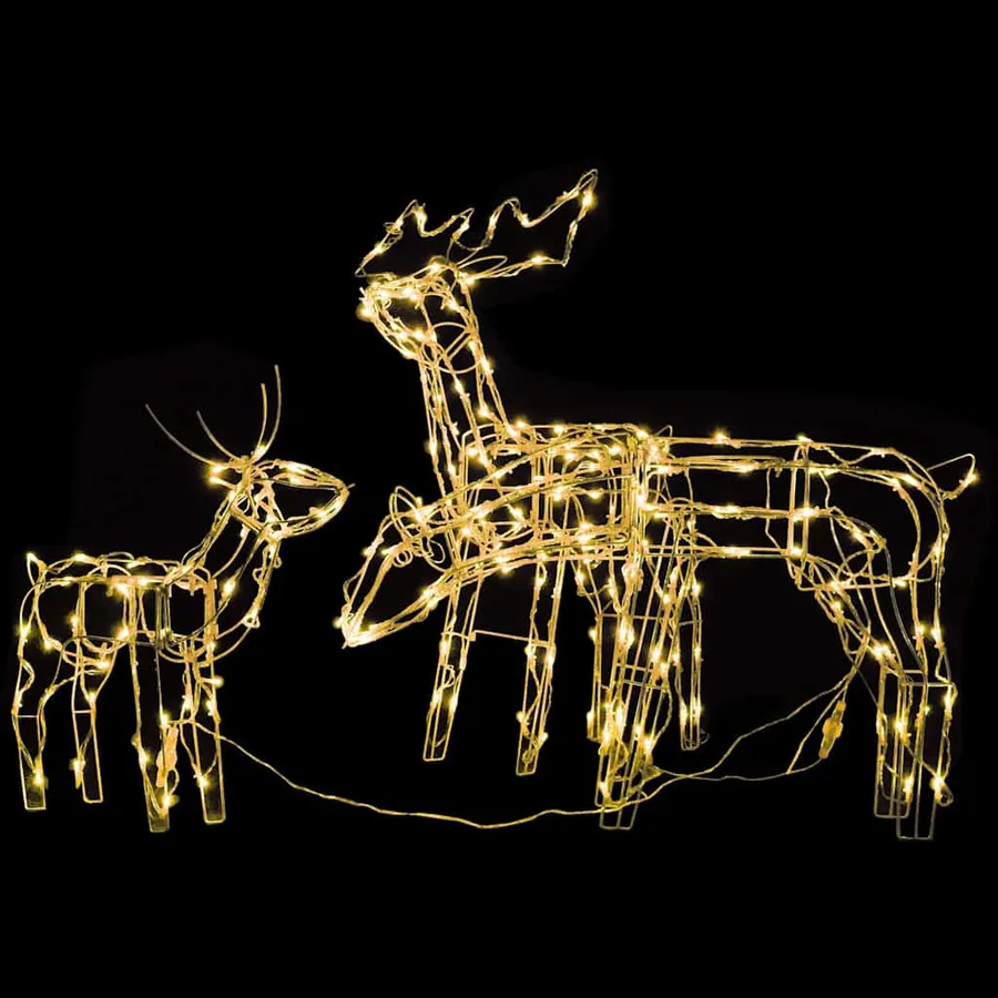 Cordon lumineux de Noël 3 pcs Rennes 229 LED - 3