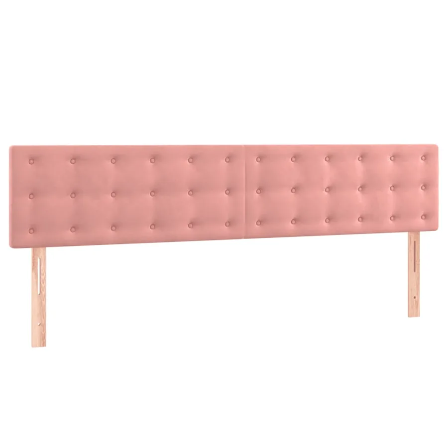 Sommier à lattes de lit avec matelas Rose 180x200 cm Velours - 6
