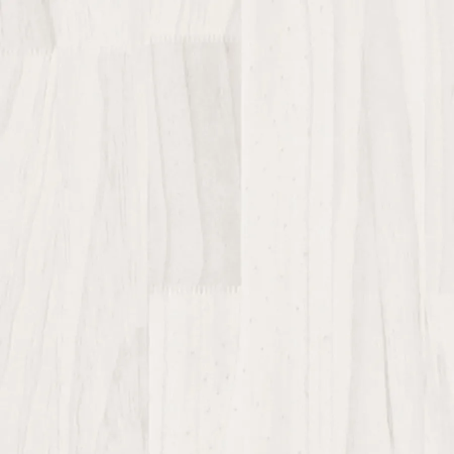 Étagère de rangement Blanc 60x30x105 cm Bois de pin massif - 7