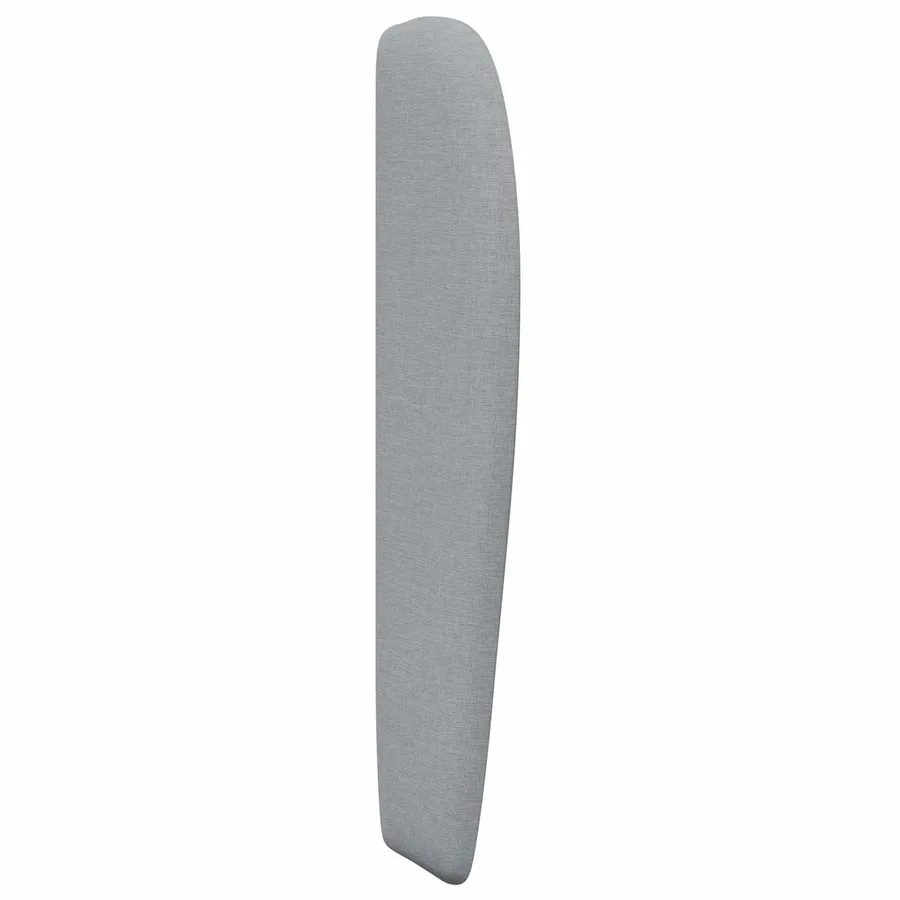 Oreille de tête de lit Gris clair 80 x 23 x 6 cm tissu - 5
