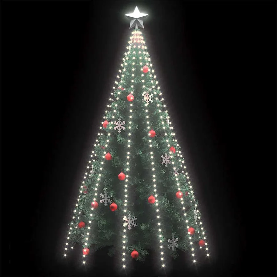 Guirlande lumineuse avec 500 LED Blanc froid 500 cm Int/Ext - 4