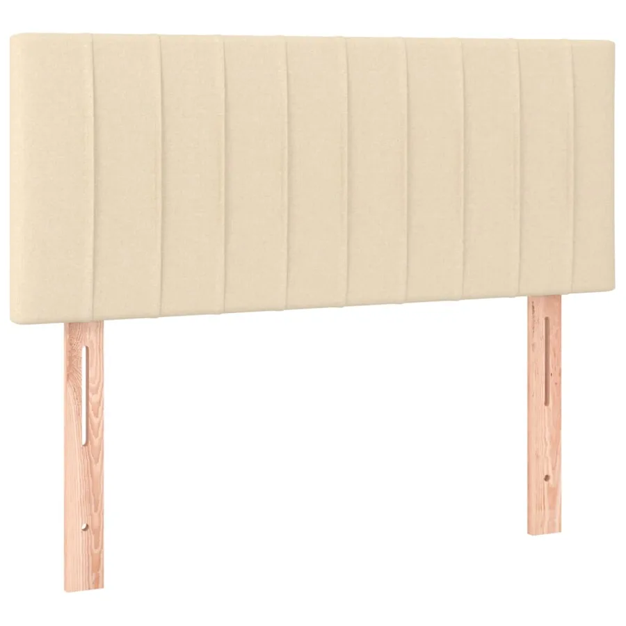 Tête de lit Crème 90x5x78/88 cm Tissu - 2