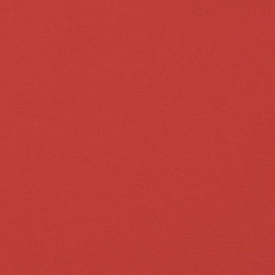 Coussin rond rouge Ø 60 x11 cm tissu oxford - 6