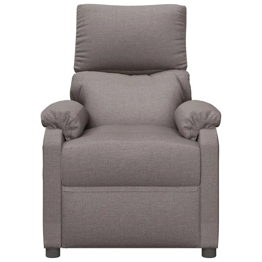 Fauteuil électrique de massage Taupe Tissu - 4