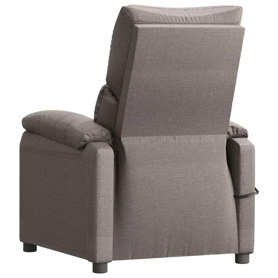 Fauteuil électrique de massage Taupe Tissu - 6