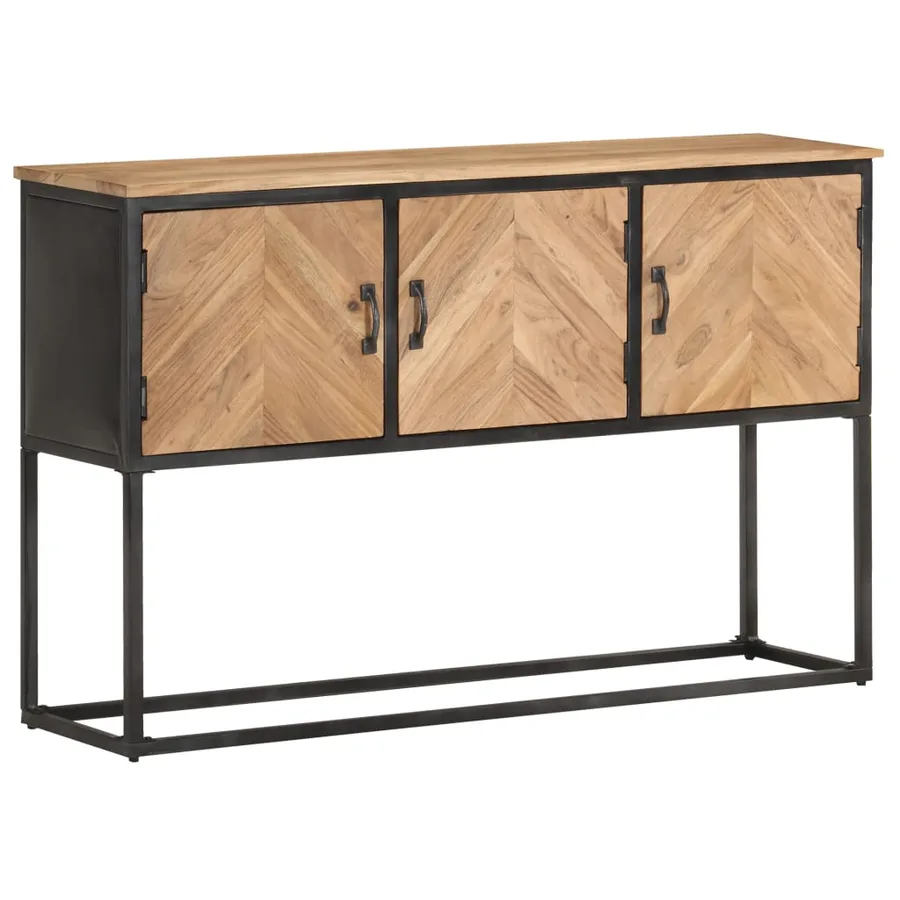 Buffet 120x30x75 cm Bois d'acacia solide - 10