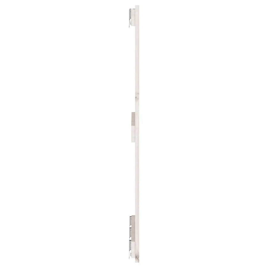 Tête de lit murale Blanc 166x3x90 cm Bois massif de pin - 5