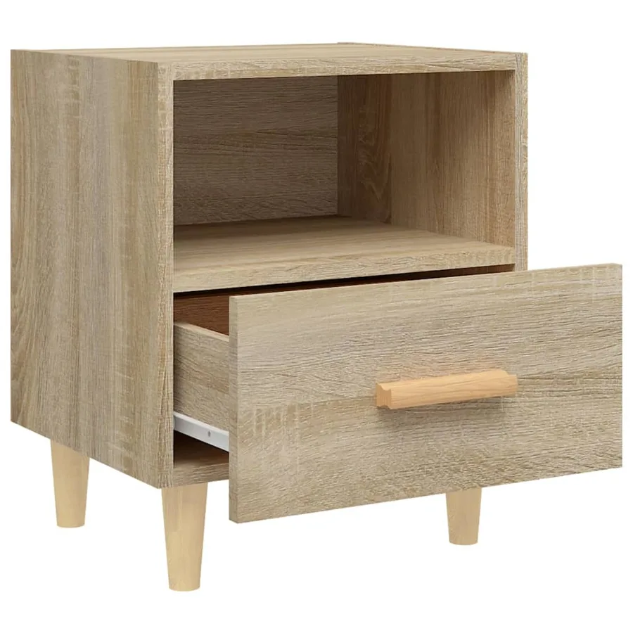 Tables de chevet 2 pcs Chêne sonoma 40x35x47 cm - 6