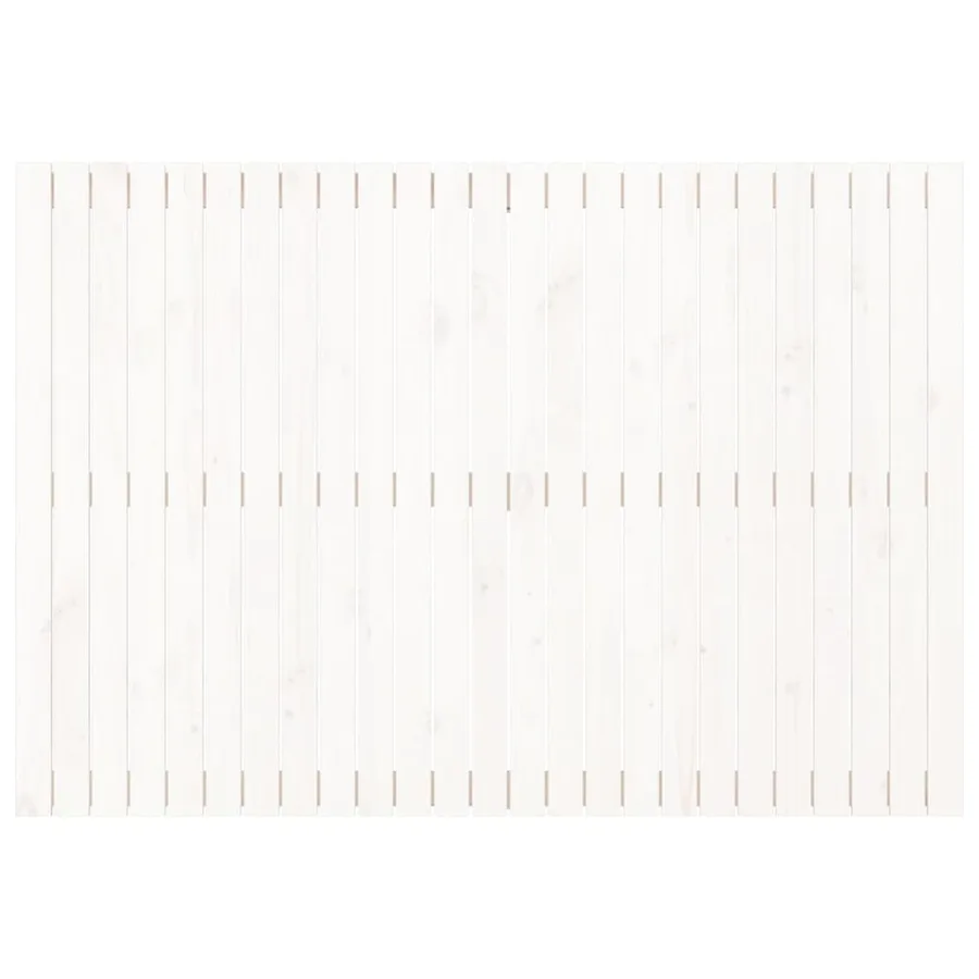 Tête de lit murale Blanc 159,5x3x110 cm Bois massif de pin - 4
