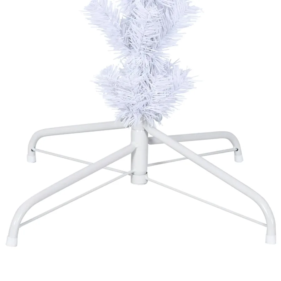 Sapin de Noël artificiel renversé avec support Blanc 240 cm - 5