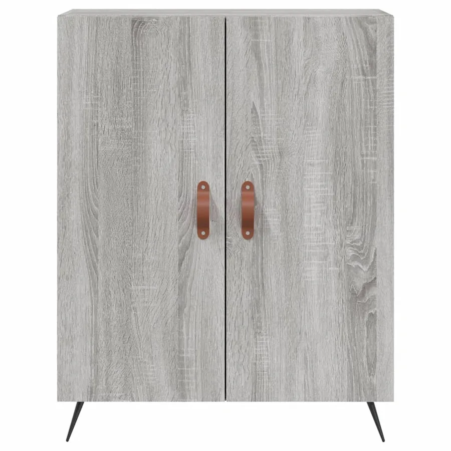 Buffet sonoma gris 69,5x34x90 cm bois d'ingénierie - 5