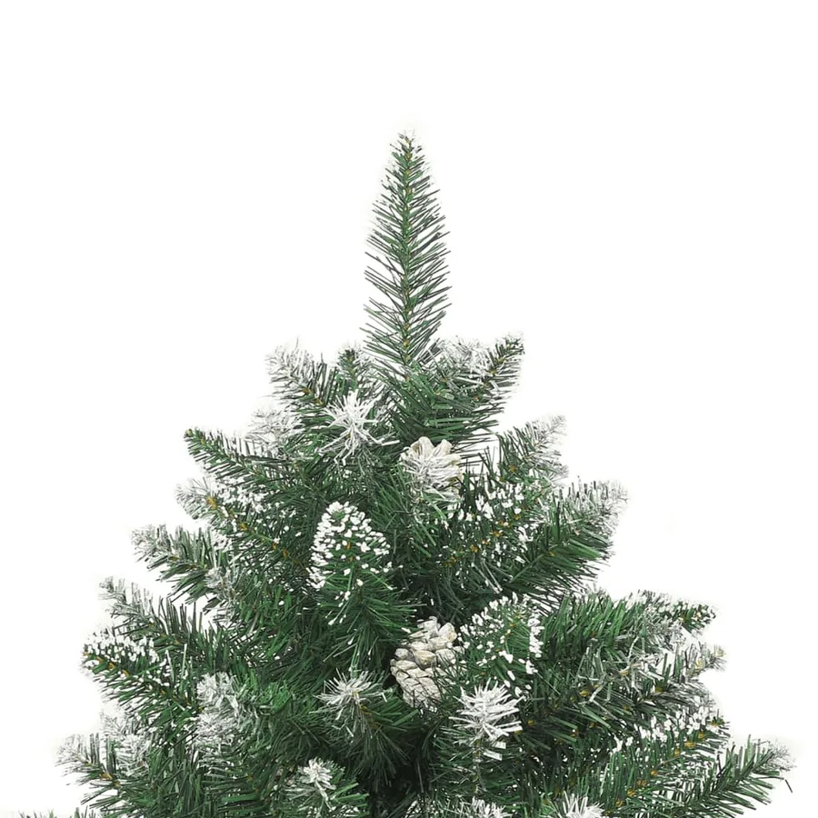 Sapin de Noël artificiel avec support 210 cm PVC - 4