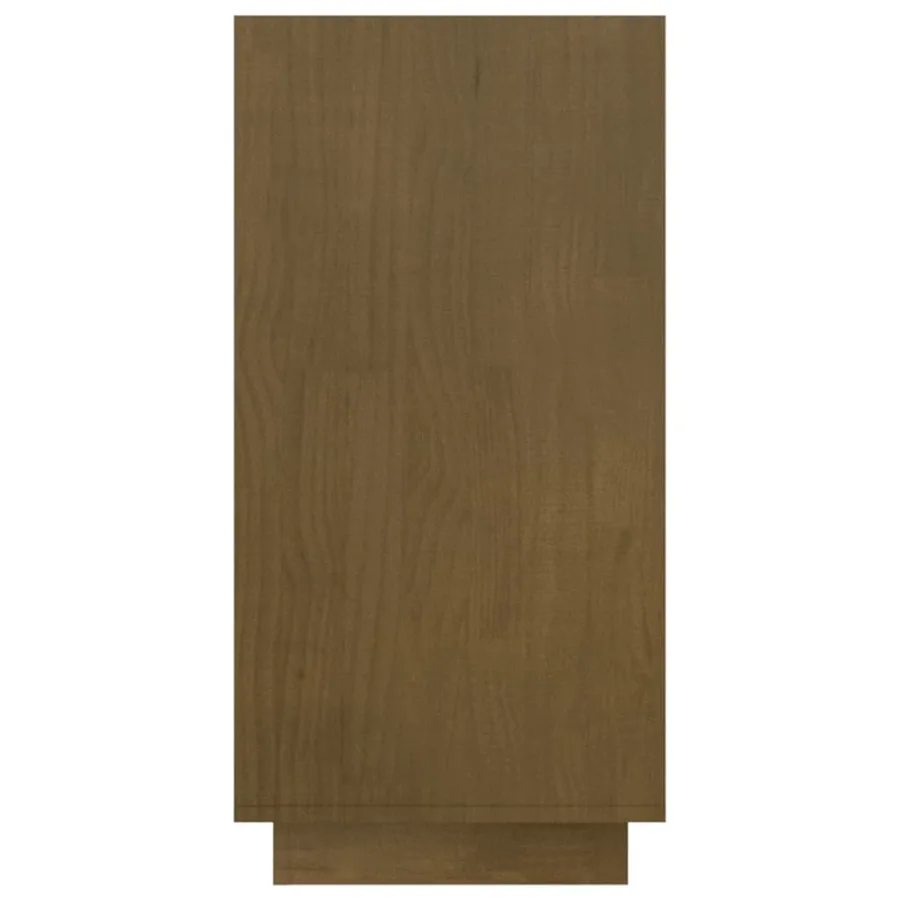 Bibliothèque Marron miel 80x35x71 cm Bois de pin massif - 6