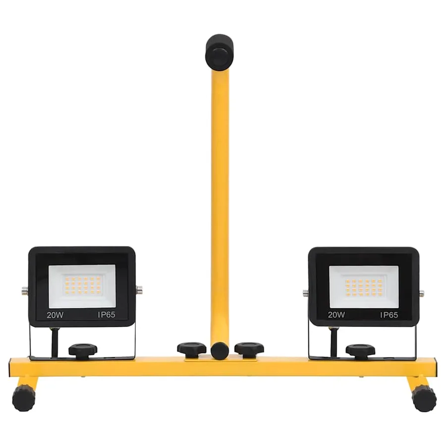 Projecteur à LED avec poignée 2x20 W Blanc froid - 3