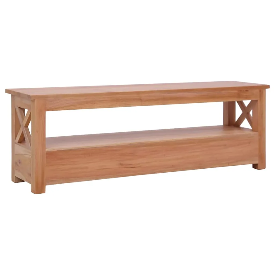Meuble TV 115x30x40 cm Bois d'acajou massif - 6