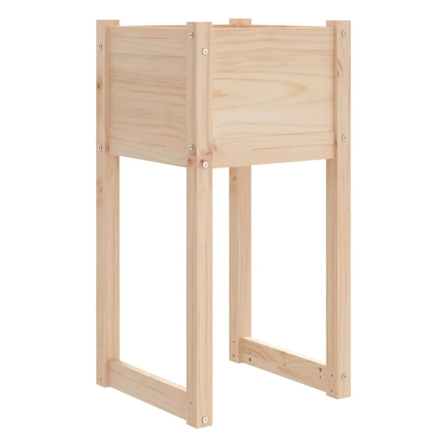 Jardinières 2 pcs 40x40x81 cm Bois massif de pin - 4