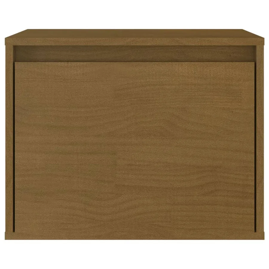 Meubles TV 3 pcs Marron miel Bois massif de pin - 7