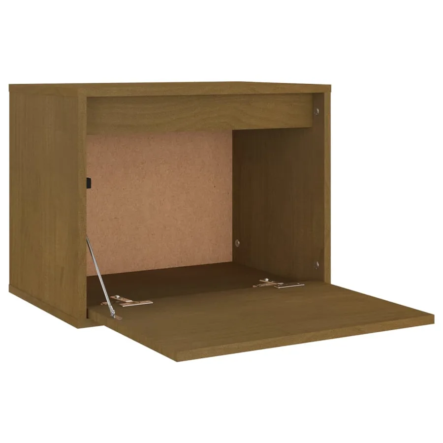 Meubles TV 3 pcs Marron miel Bois massif de pin - 8