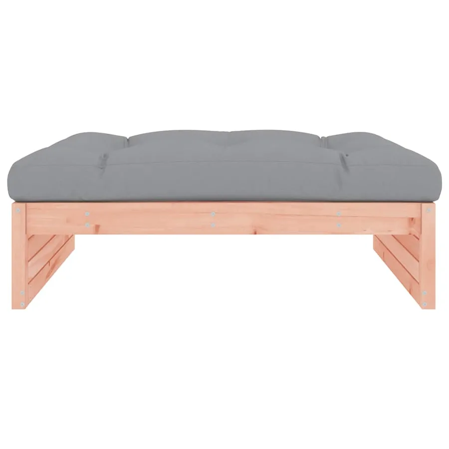 Repose-pied de jardin 120x80 cm massif de douglas - 3