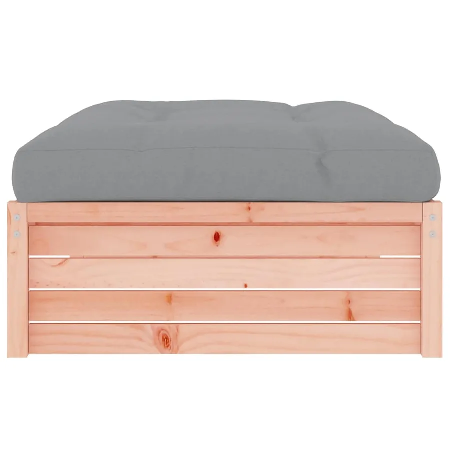 Repose-pied de jardin 120x80 cm massif de douglas - 5