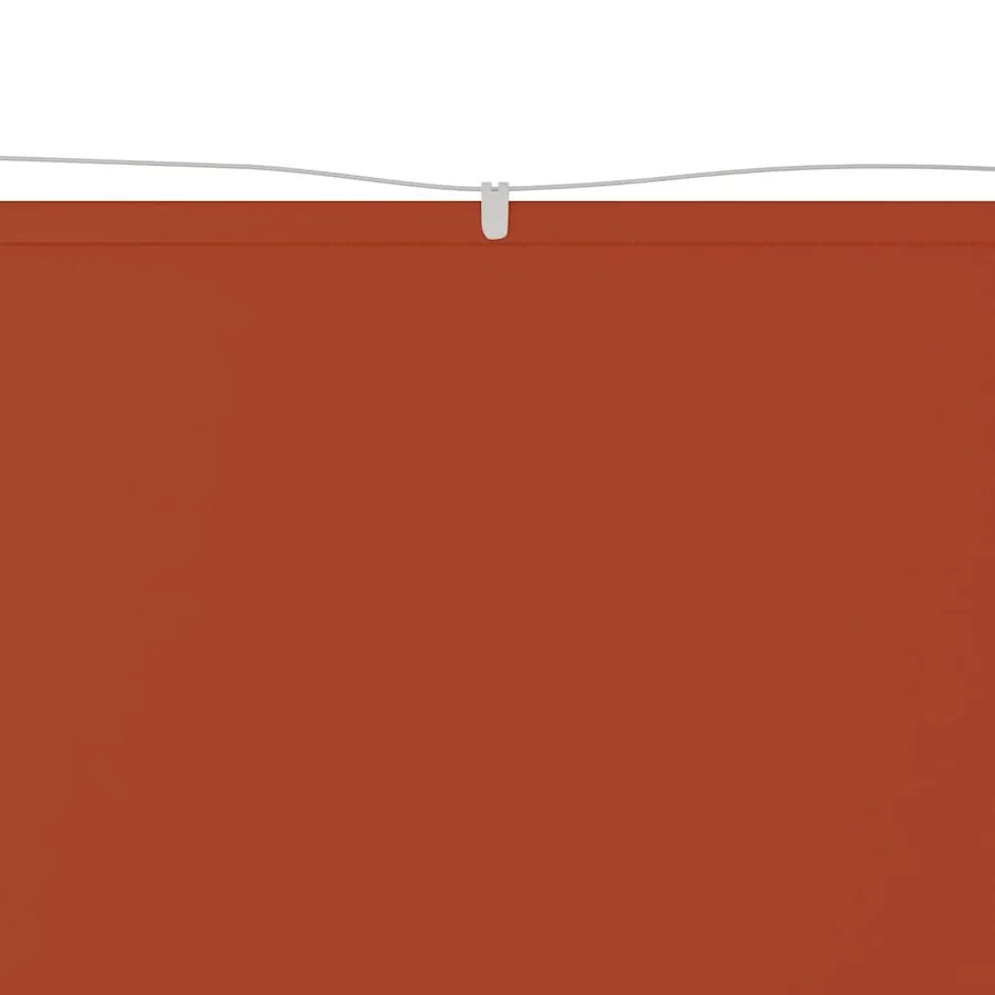 Auvent vertical Terre cuite 100x800 cm Tissu oxford - 3