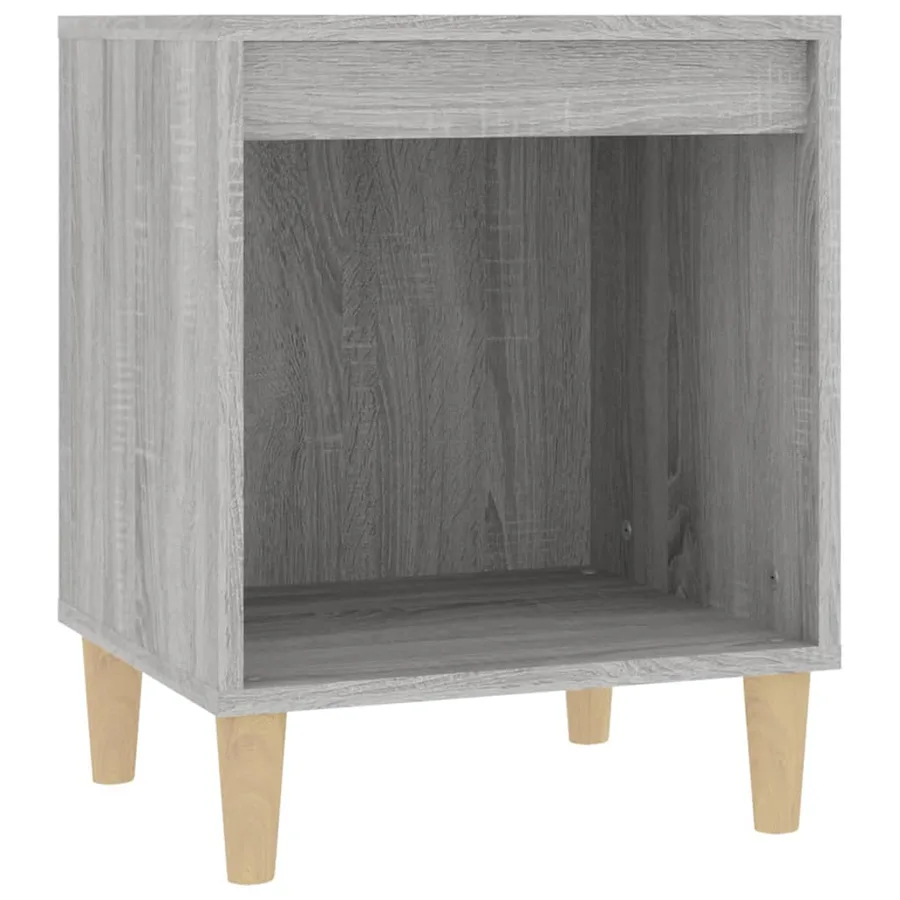 Tables de chevet 2 pcs Sonoma gris 40x35x50 cm - 5