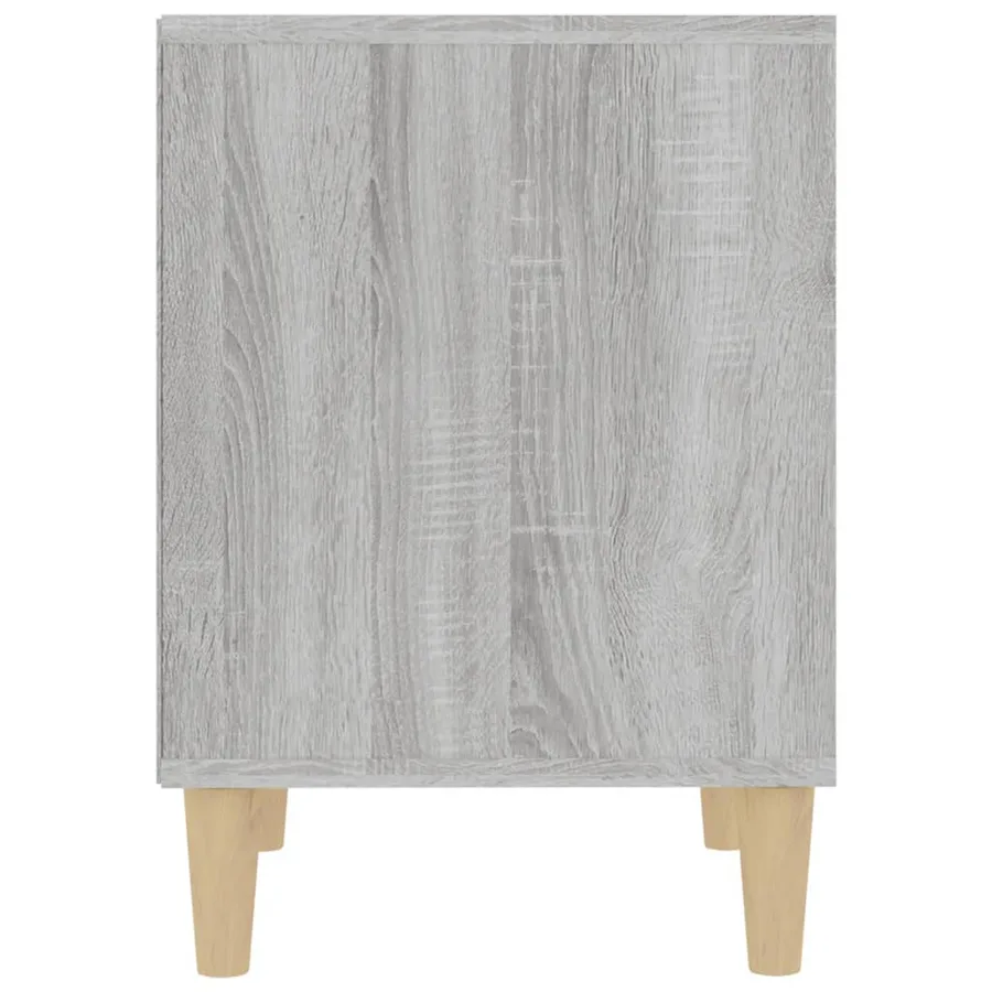 Tables de chevet 2 pcs Sonoma gris 40x35x50 cm - 7