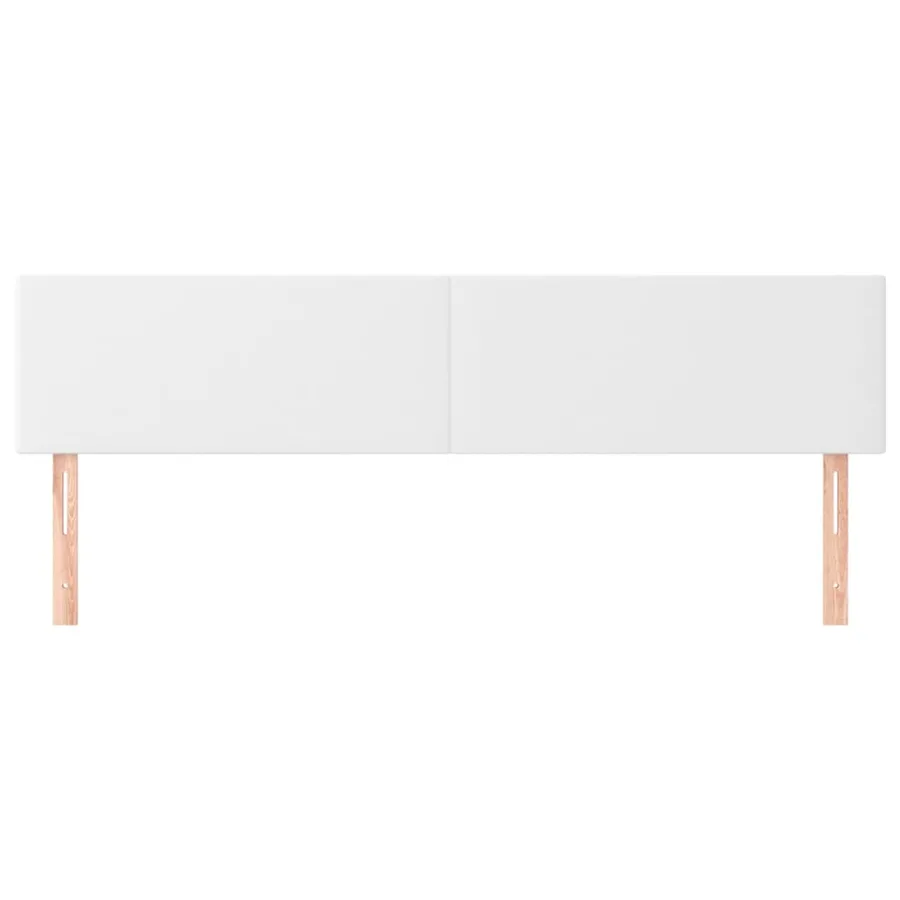 Têtes de lit Blanc 180x5x78/88 cm Similicuir - 3