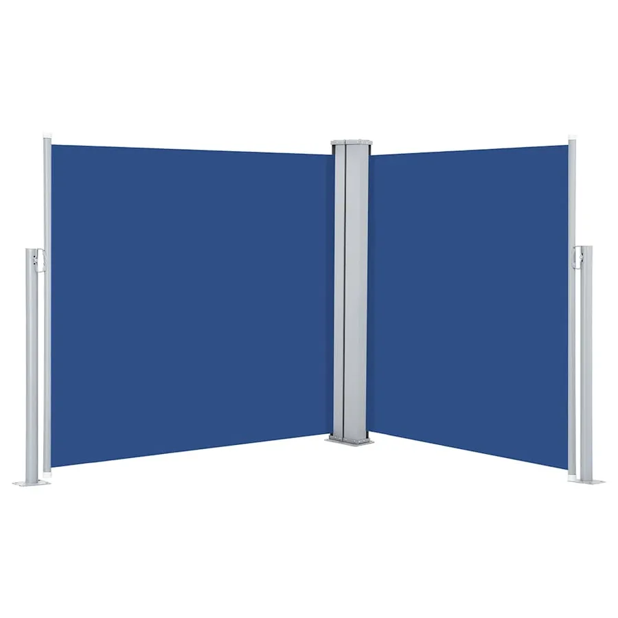 Auvent latéral rétractable Bleu 100 x 600 cm - 2