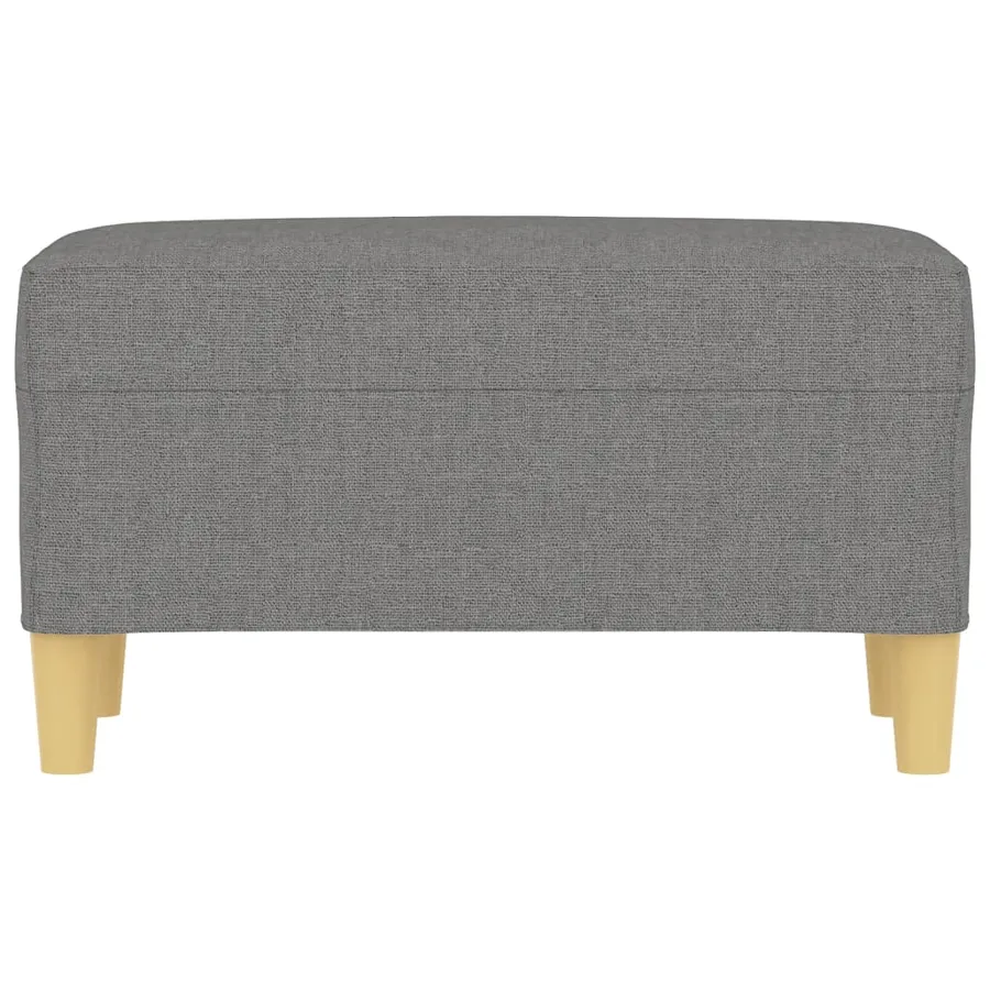 Banc Gris foncé 70x35x41 cm Tissu - 3
